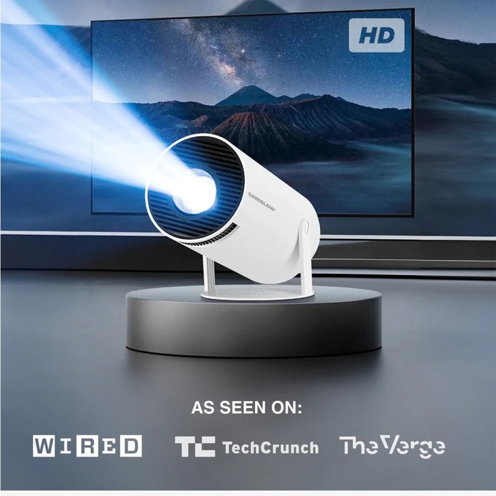 Cineglow Smart Mini Projector
